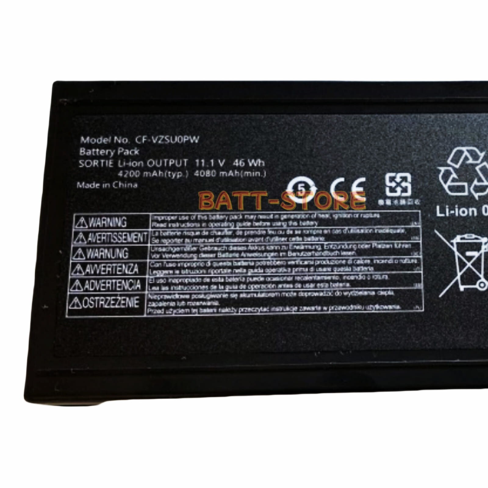 New Replacement 46Wh CF-VZSU0PW CF-54 CF-VZSU0PR Battery For Panasonic TOUGHBOOK
