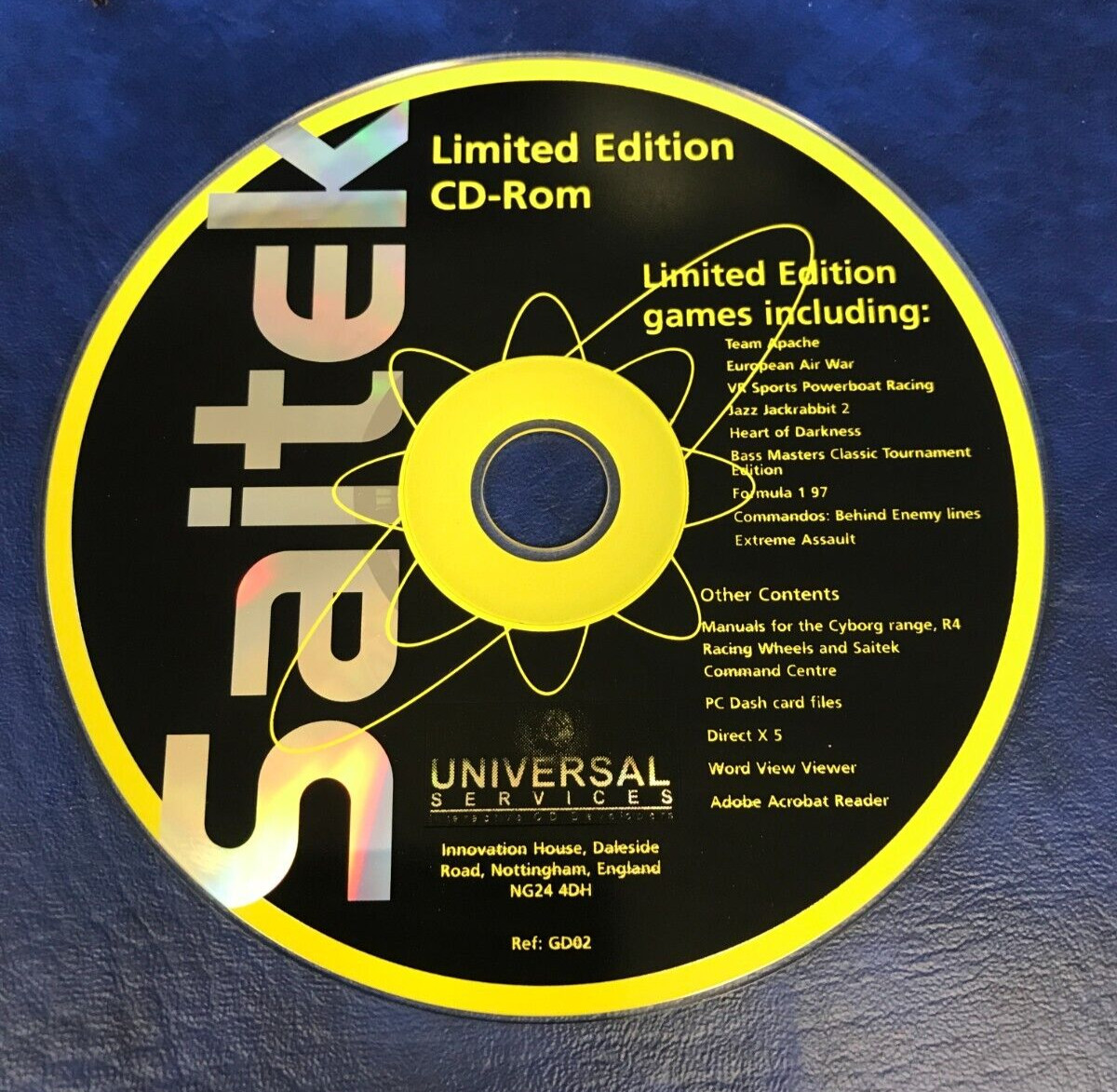 Saitek Limited Edition Games Vintage Software on CD