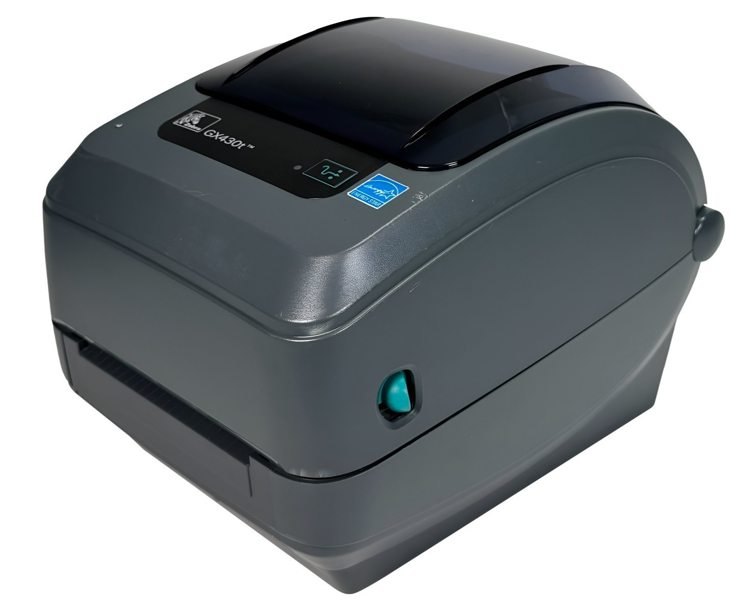Zebra GX430T Thermal Barcode Label Printer 300 dpi USB LAN Serial No Adapter