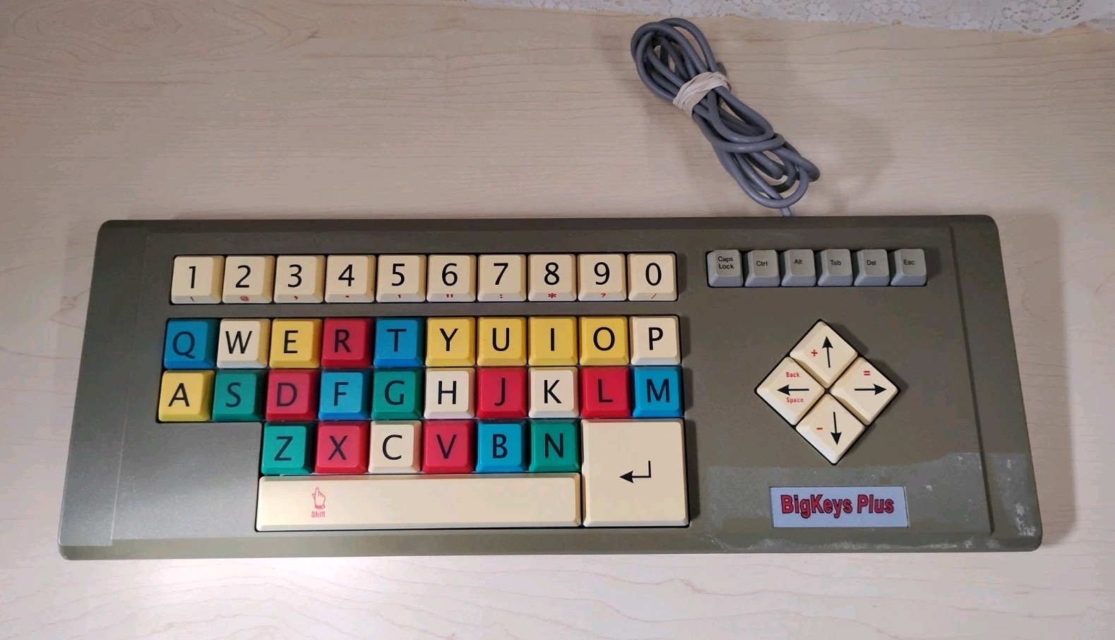 BIG KEYS PLUS LX Keyboard GREYSTONE DIGITAL. MULTI COLOR GIANT KEYS