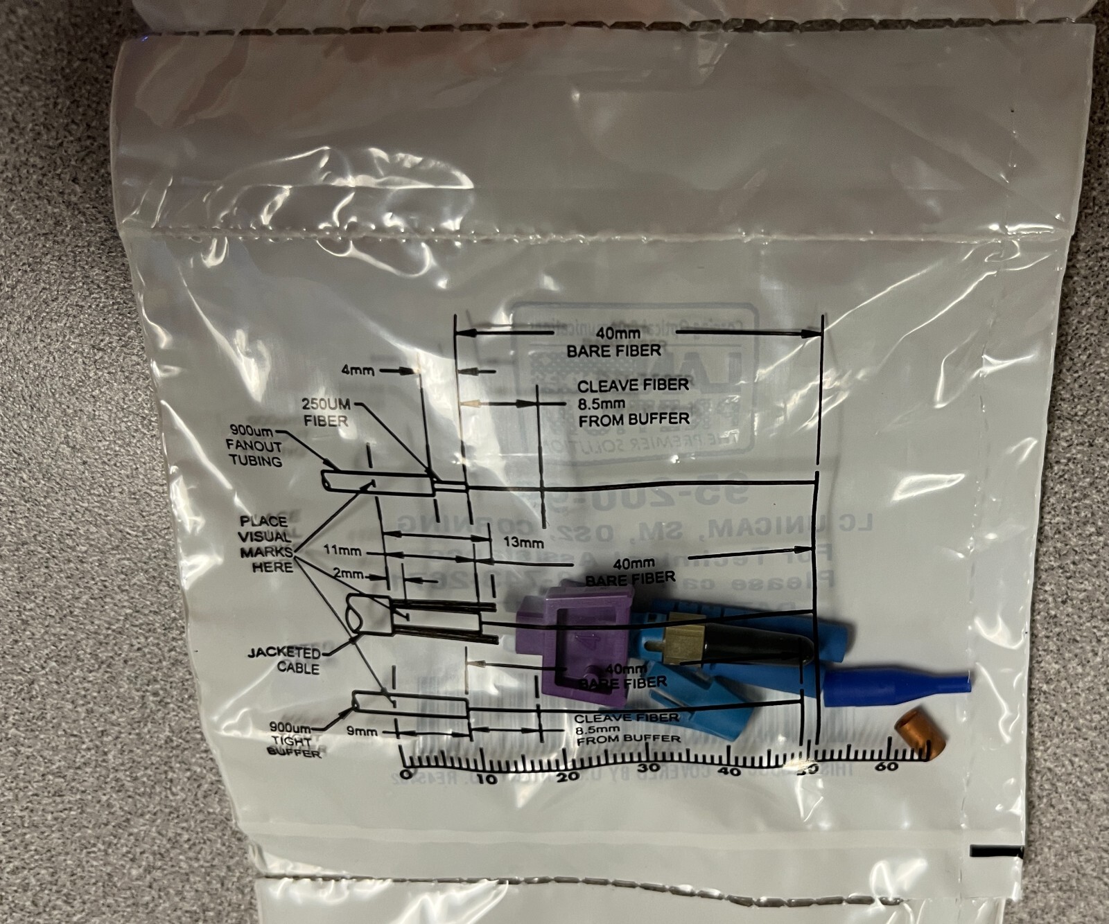 Corning Single Mode Fiber Optic Connector, 95-200-99, Lot of 25