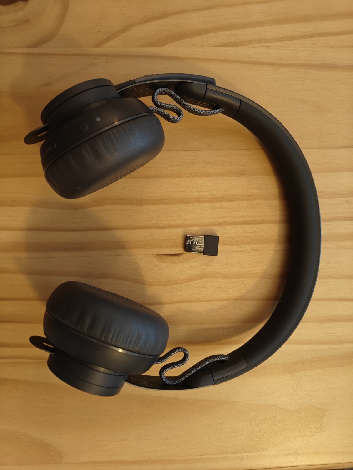 Logitech Zone Wireless Bluetooth/USB Over-Ear Headset Boom Mic Black