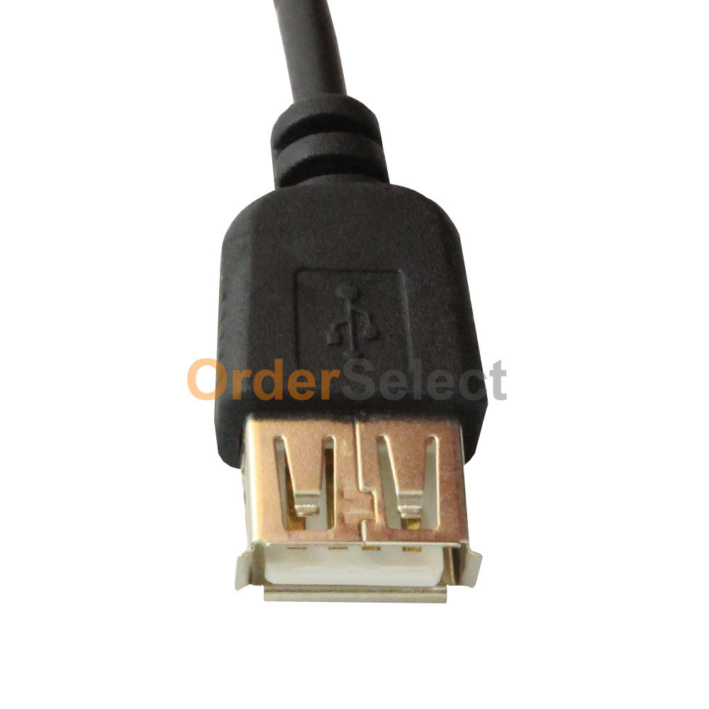 3ft USB 2.0 Male to Female Extension Data Charger Cable Cord Adapter M/F 3Feet