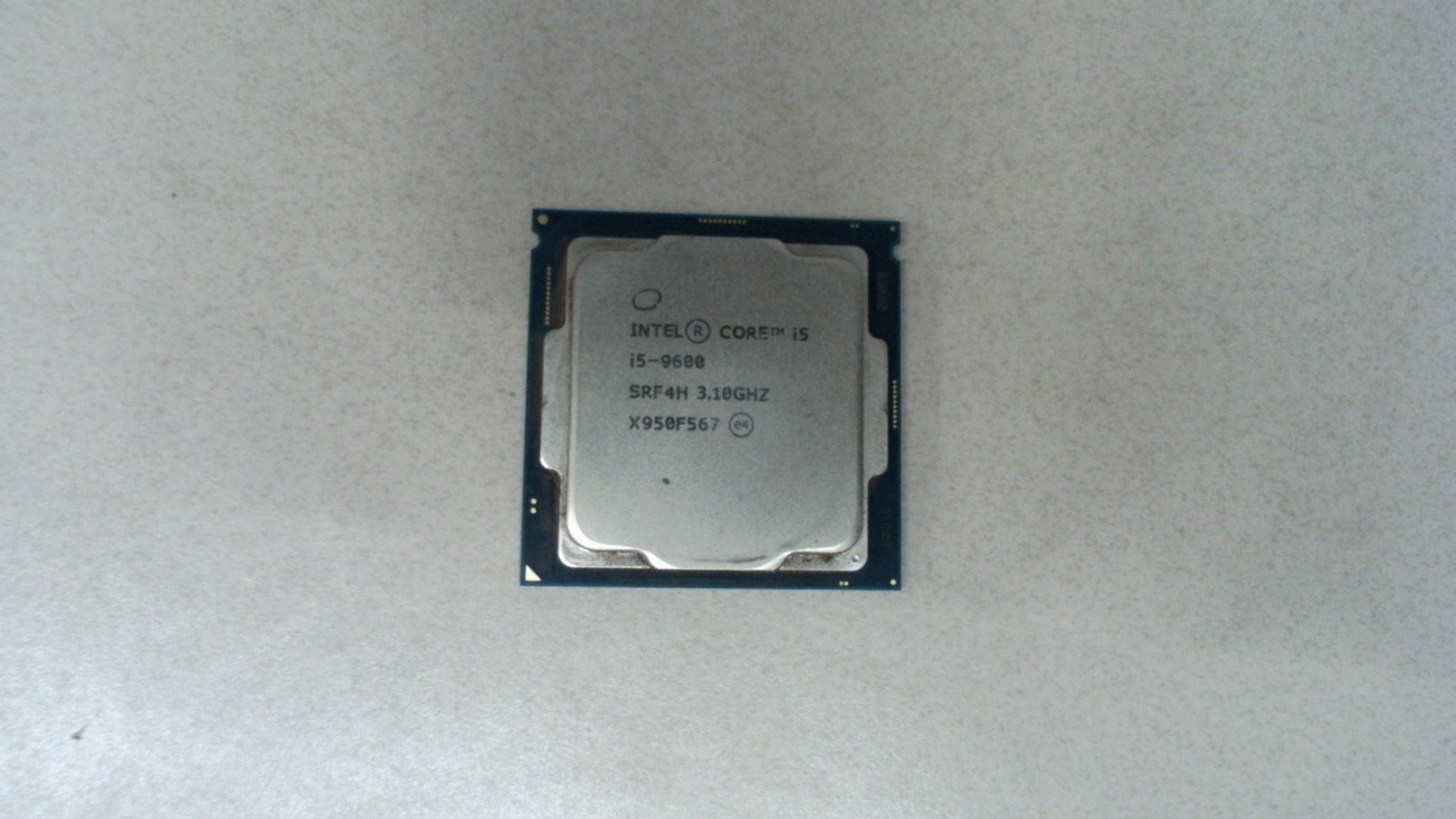 Intel Core i5-9600 3.1GHz CPU SRF4H