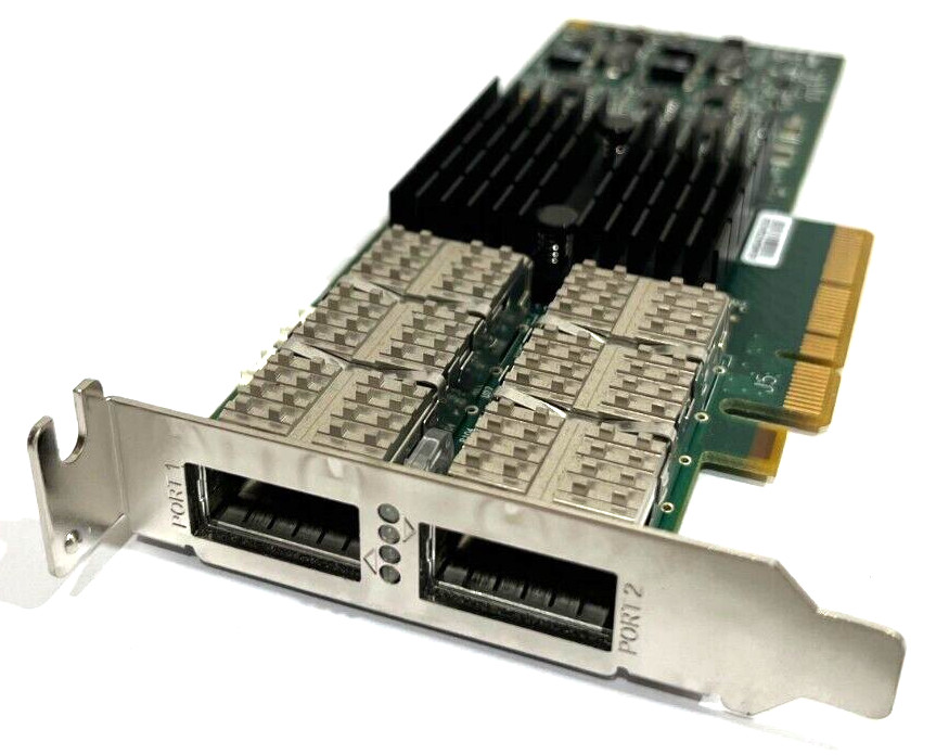 Mellanox ConnectX-2 Dual Port 10GbE QSFP Network Adapter MHRH2A-XSR Rev A5 2014