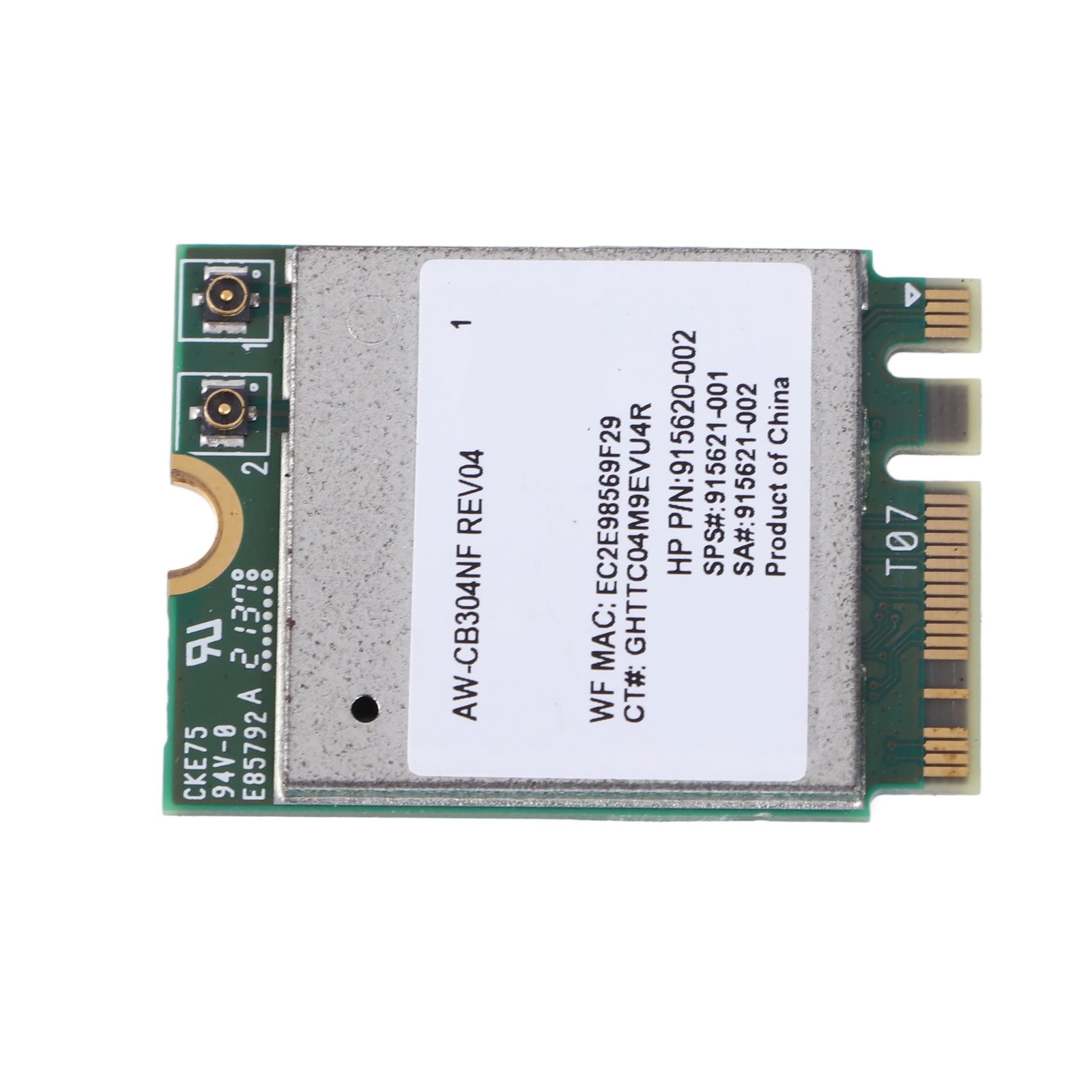 AW CB304NF RTL8821CE Network Card 433Mbps M.2 NGFF Network Card BT4.2 Netwo UFRD