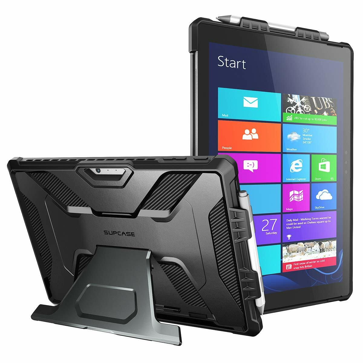 SUPCASE For Surface Pro 7/6/5/4/Pro LTE Rugged Case Cover + Kickstand Pen Holder