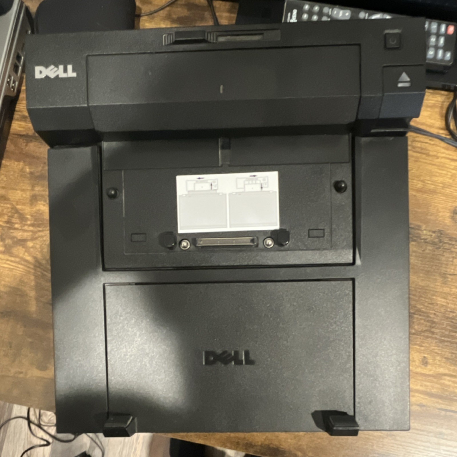 Dell Docking Station MT002 Built-In USB Port VGA DVI Ethernet Audio Out Black