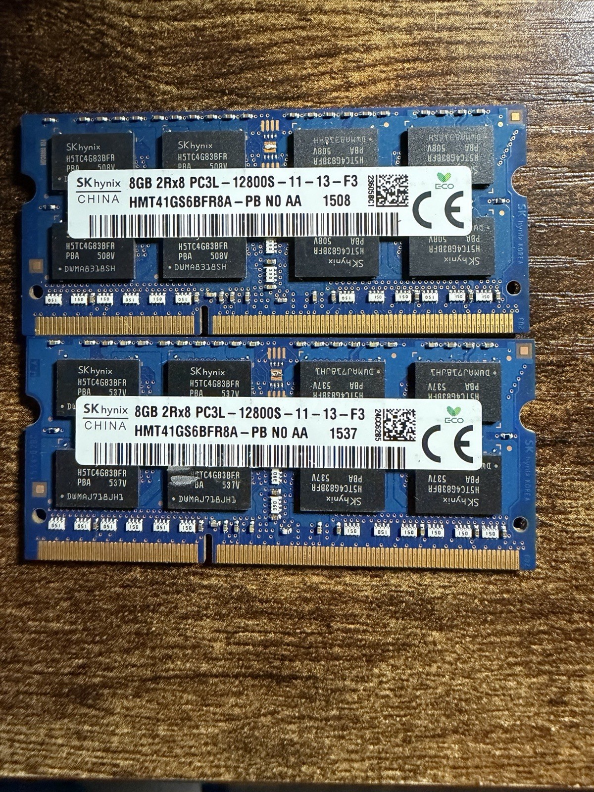 SK hynix 16GB (2x8GB) DDR3L-1600 PC3L-12800S Laptop RAM Memory Kit HMT41GS6BFR8A