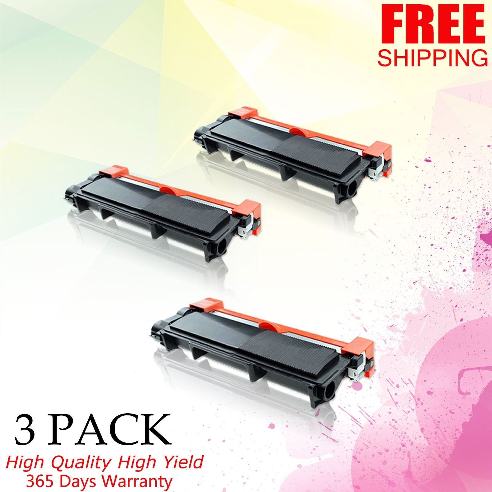3PK TN660 TN630 Printer Toner for Brother HL-L2305W DCP-L2540DW