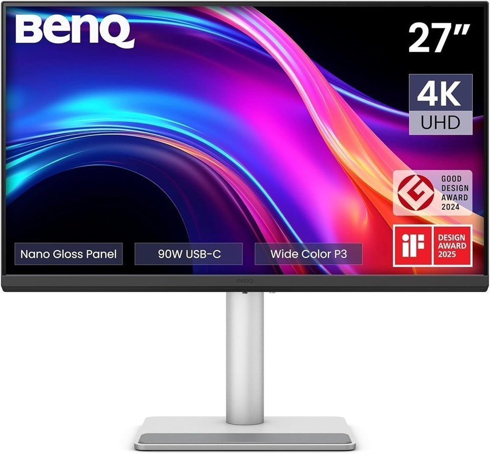 BenQ MA270UP 27″ 4K UHD Nano Gloss IPS Monitor for Mac USB-C 90W Mac Color Match