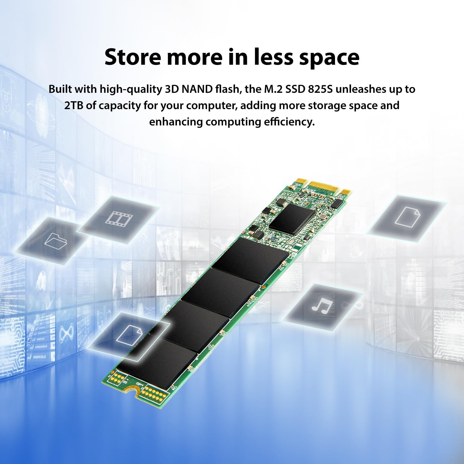 Transcend MTS825 500GB M.2 2280 SATA III SSD, Up to 530MB/s, 500GB, rose