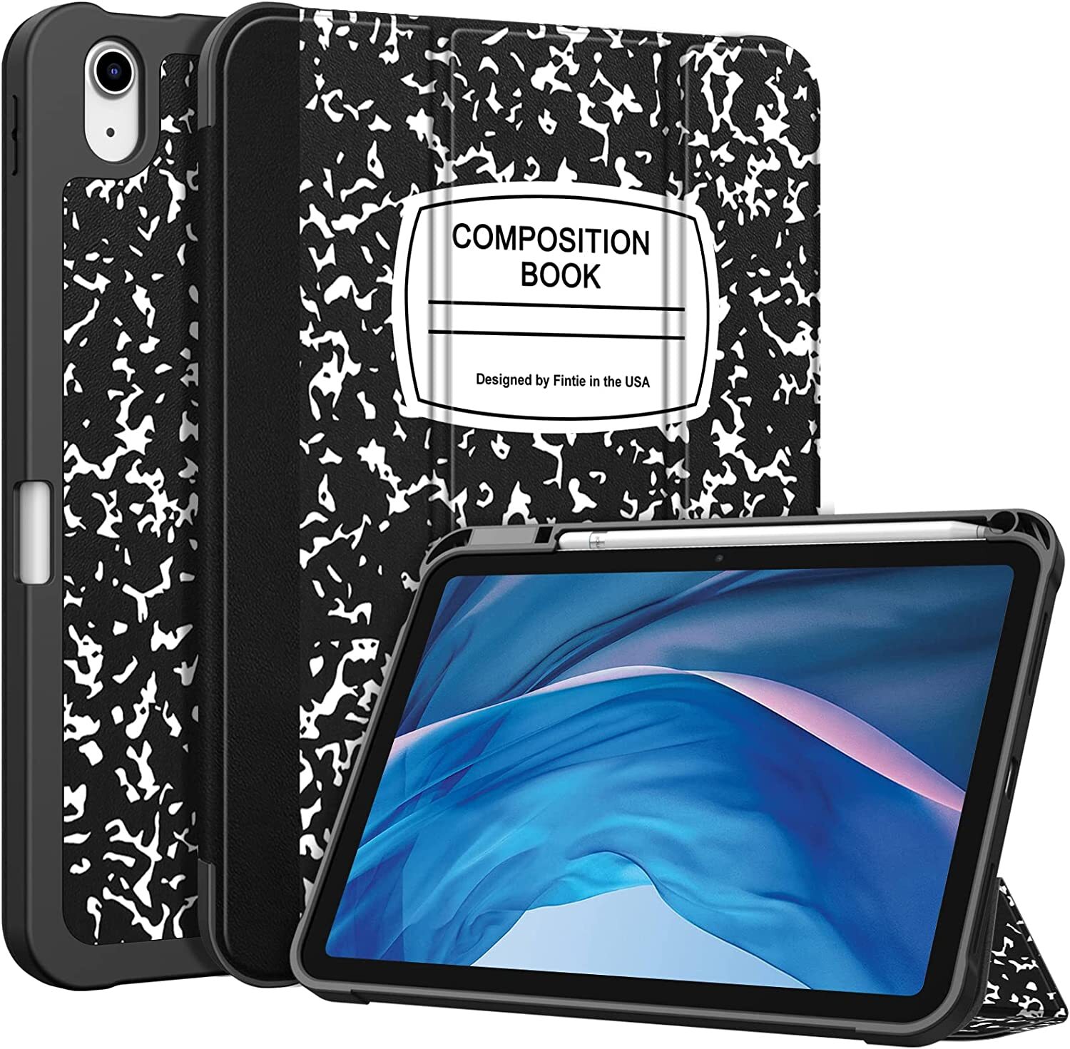 Case for iPad 10th Gen (2022) Flexible Soft TPU Stand Back Cover Auto Sleep/Wake