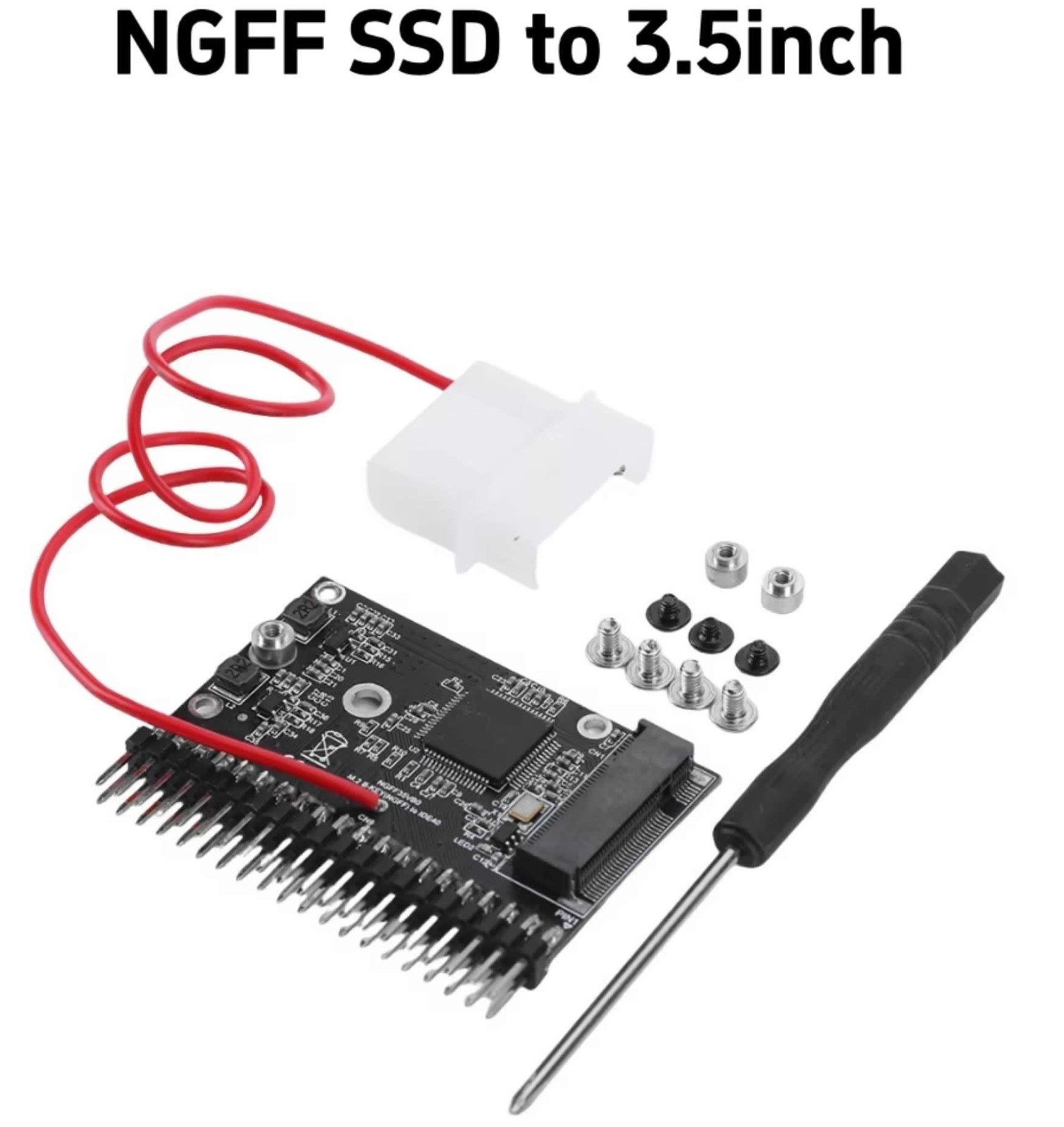 NGFF(m.2) SSD to 3.5/2.5 IDE 40Pin/44pin IDE Converter Adapter for PC laptop