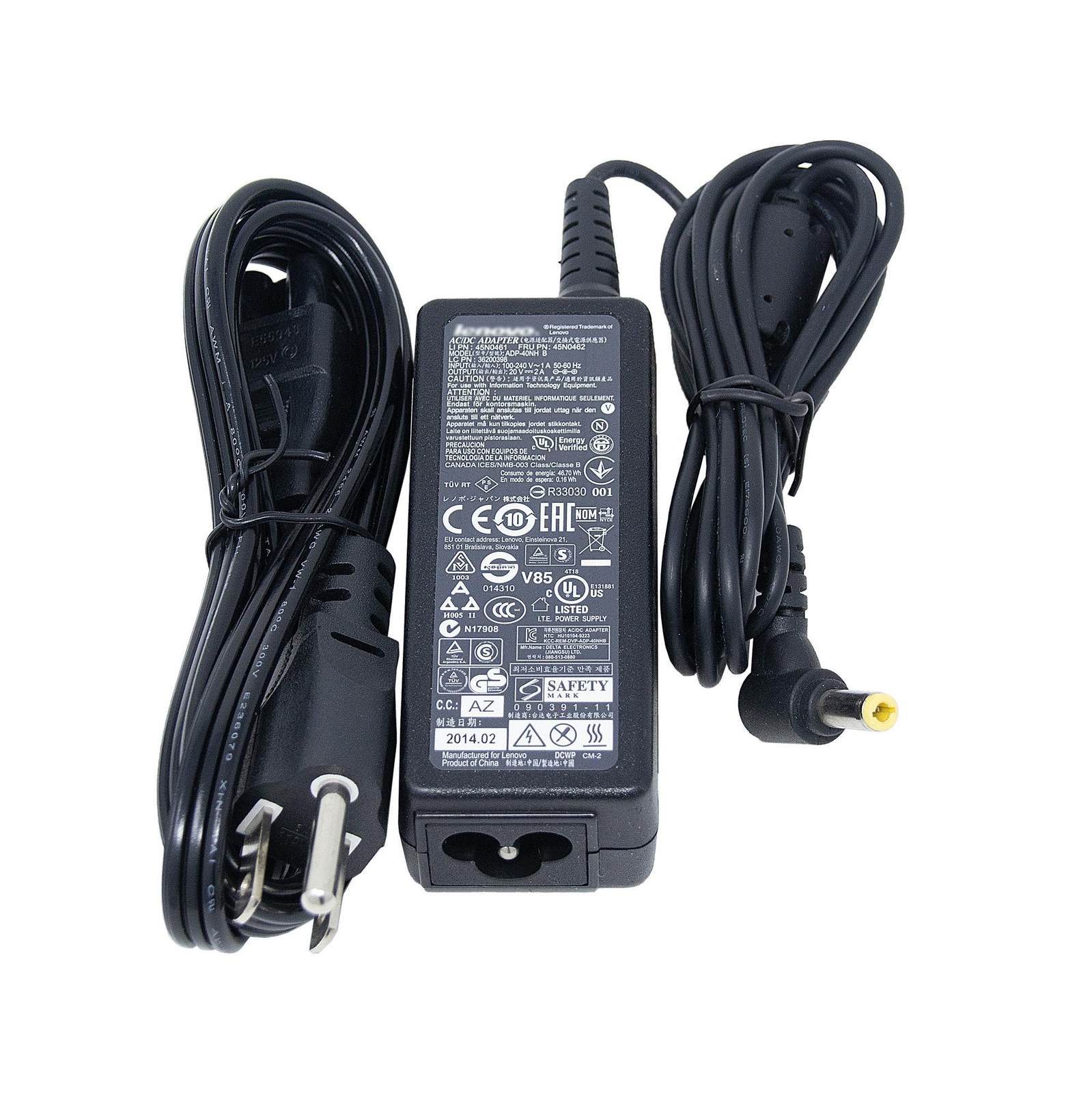 LENOVO 888010142 20V 2A 40W Genuine Original AC Power Adapter Charger