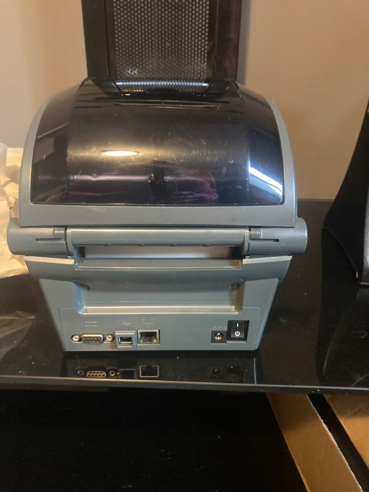 Zebra GK420T Thermal Transfer Label Printer USB Ethernet. Tested For Power Only