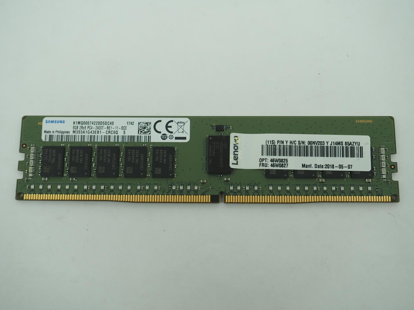SAMSUNG 8GB PC4-2400T Server Ram / ECC Memory – M393A1G43EB1 -CRC0Q