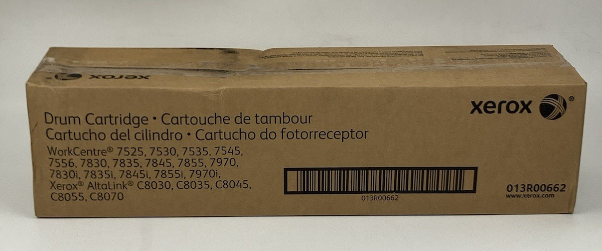Genuine Xerox 013R00662 (13R662) Black Drum – Factory Sealed