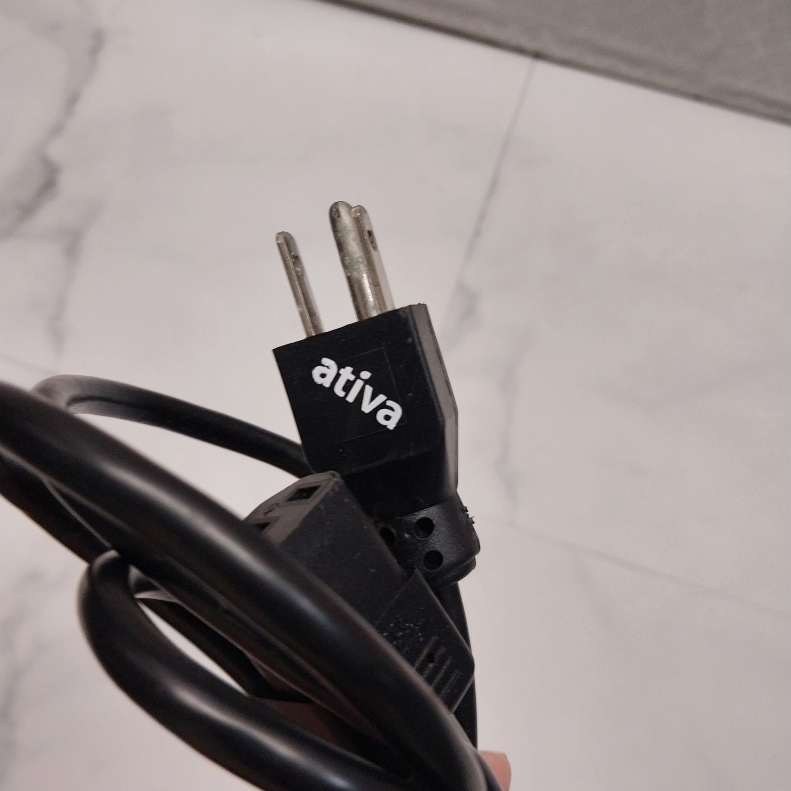 Ativa 3 prong 6 ft power supply cable