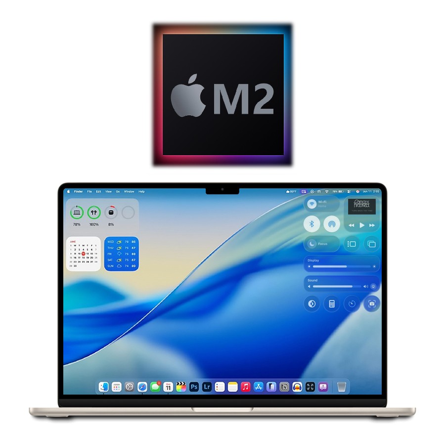2022 Apple M2 MacBook Air 13.6″ 8GB/512GB SSD – (Starlight) A2681 w/Warranty