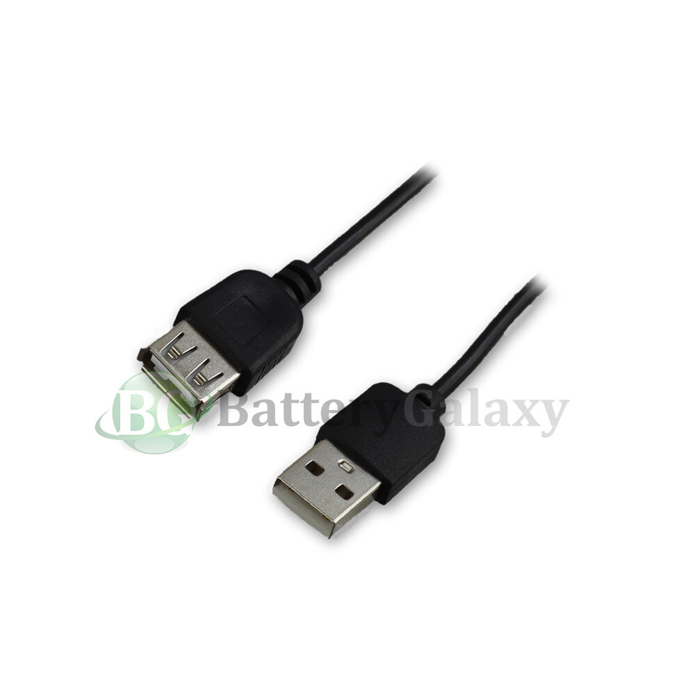 USB 2.0 Extension Extender Cable Cord M/F Standard Type A Male to Female Black
