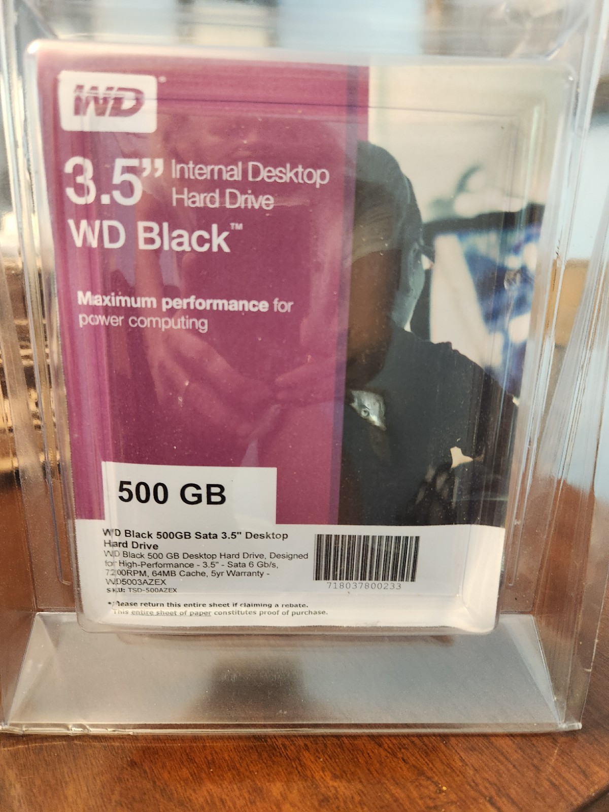 Western Digital WD Black 500GB 3.5″ SATA III 7200RPM 64MB WD5003AZEX