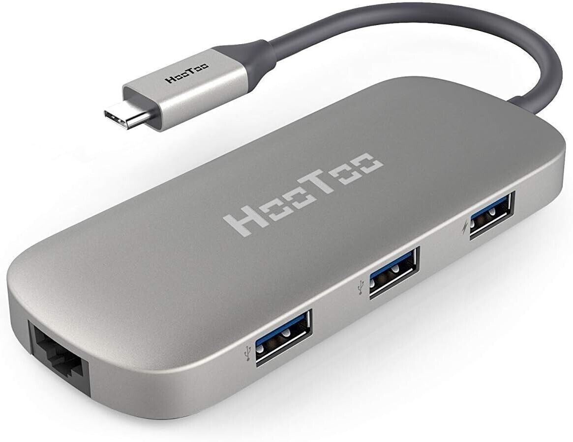 HooToo HT-UC007 USB-C Mini Dock For Mac and PC w/HDMI, Ethernet, 3x USB