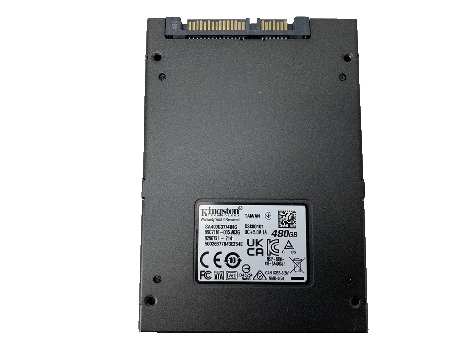Kingston 480GB 2.5″ SATA SSD SA400S37/480G 99C7146-005.A03G