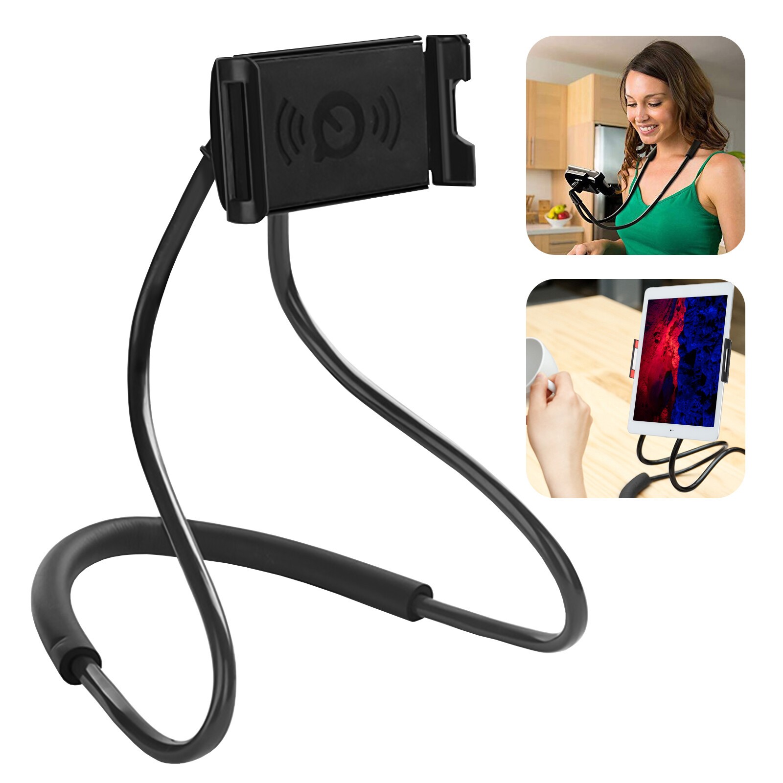 Neck Hanging Phone Holder Lazy Stand Bracket Holder for all kinds of Phones zz