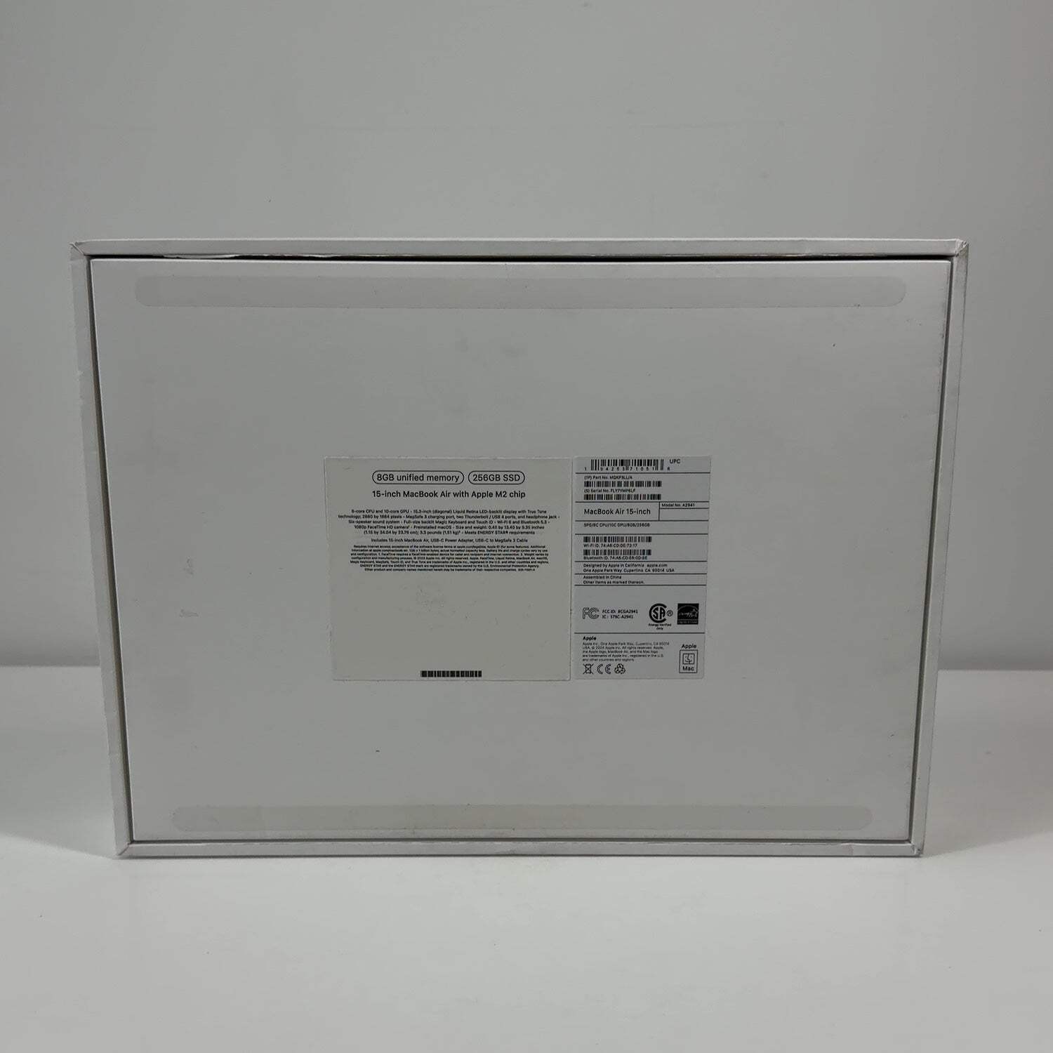 2023 Apple MacBook Air 15″ M2 8C GPU 3.5GHz 8GB RAM 256GB SSD MQKP3LL/A