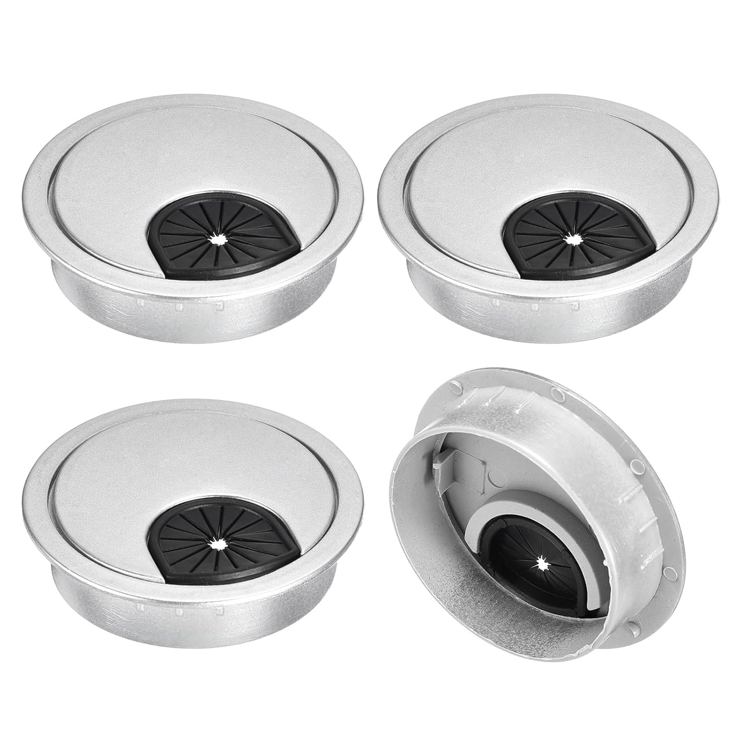 Cable Hole Cover, 4Pcs 2 Inch ABS Desk Cable Wire Cord Grommet Hole Cover for Of