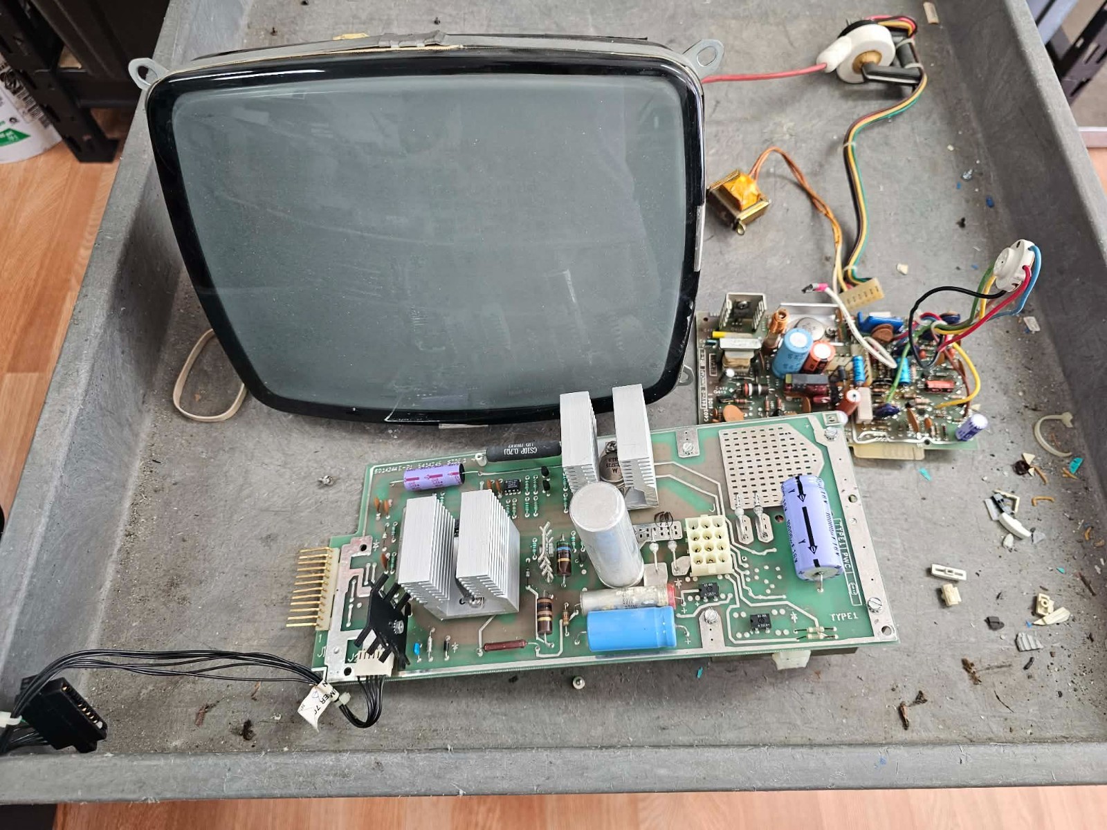 Vintage Retro Clean Digital DEC VT102 Display Board Screen Power Supply & More