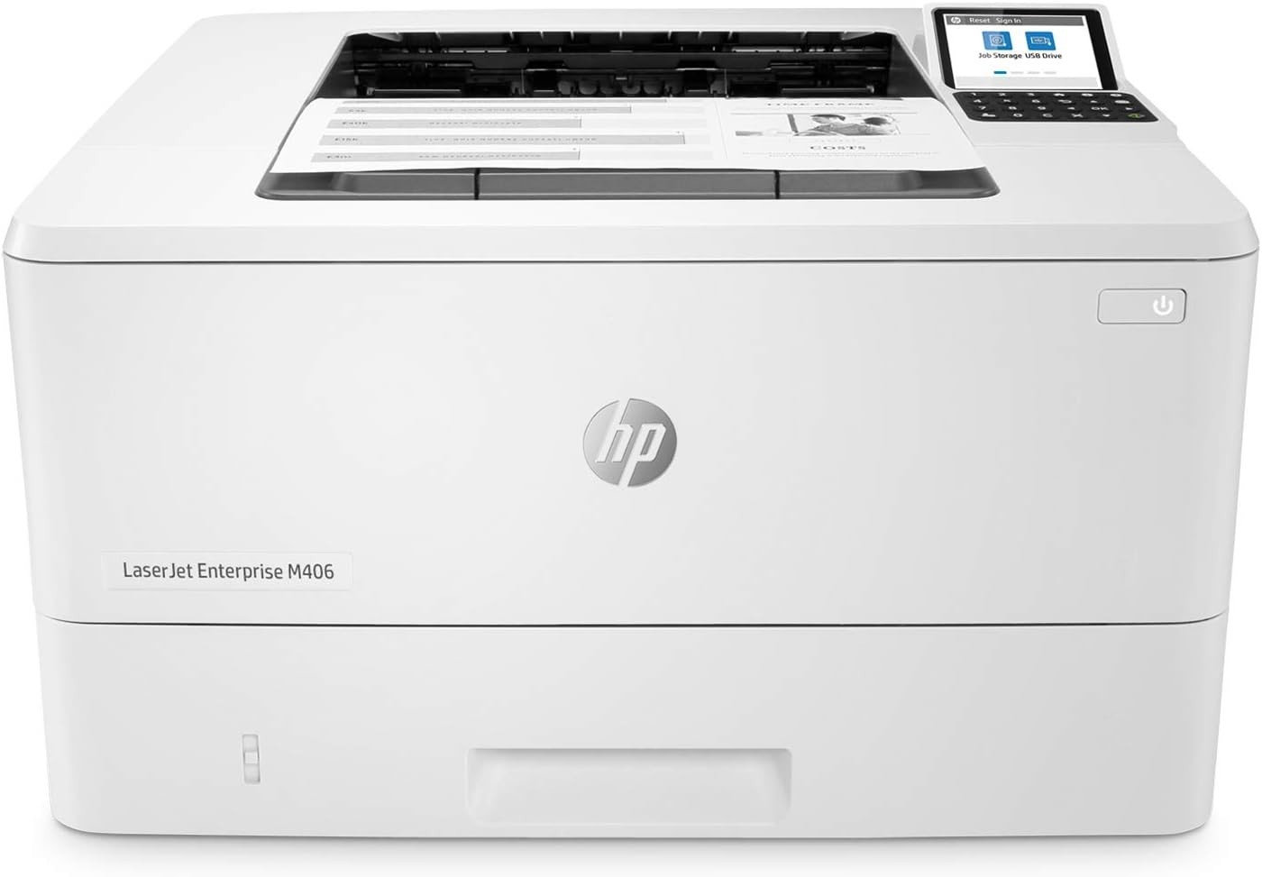 HP LaserJet Pro M406DN Monochrome Printer 3PZ15A AIM-ReCertify Without Toner