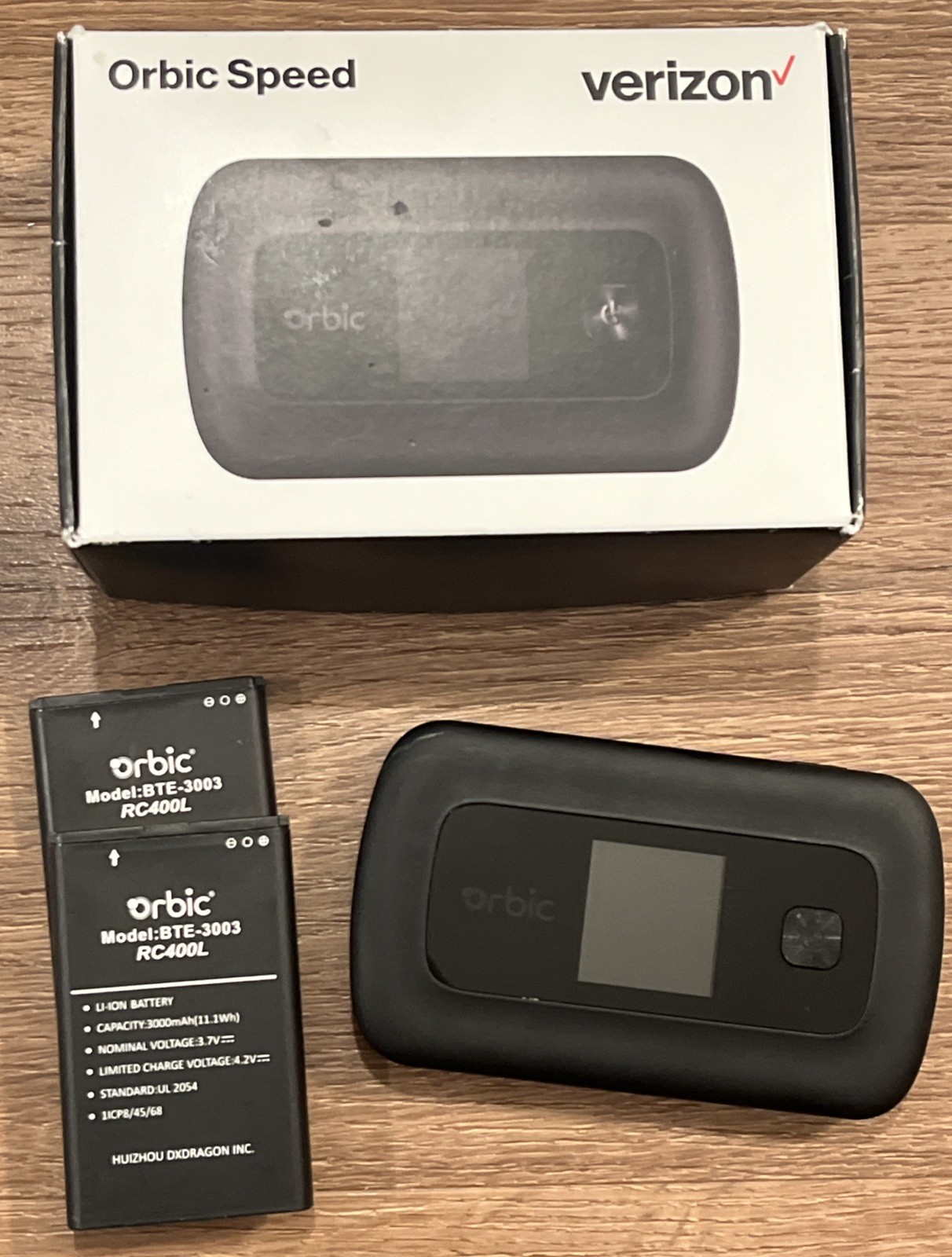 Verizon Orbic Speed RC400L 4G LTE Mobile Wi-Fi Hotspot ORB400LBVZRT