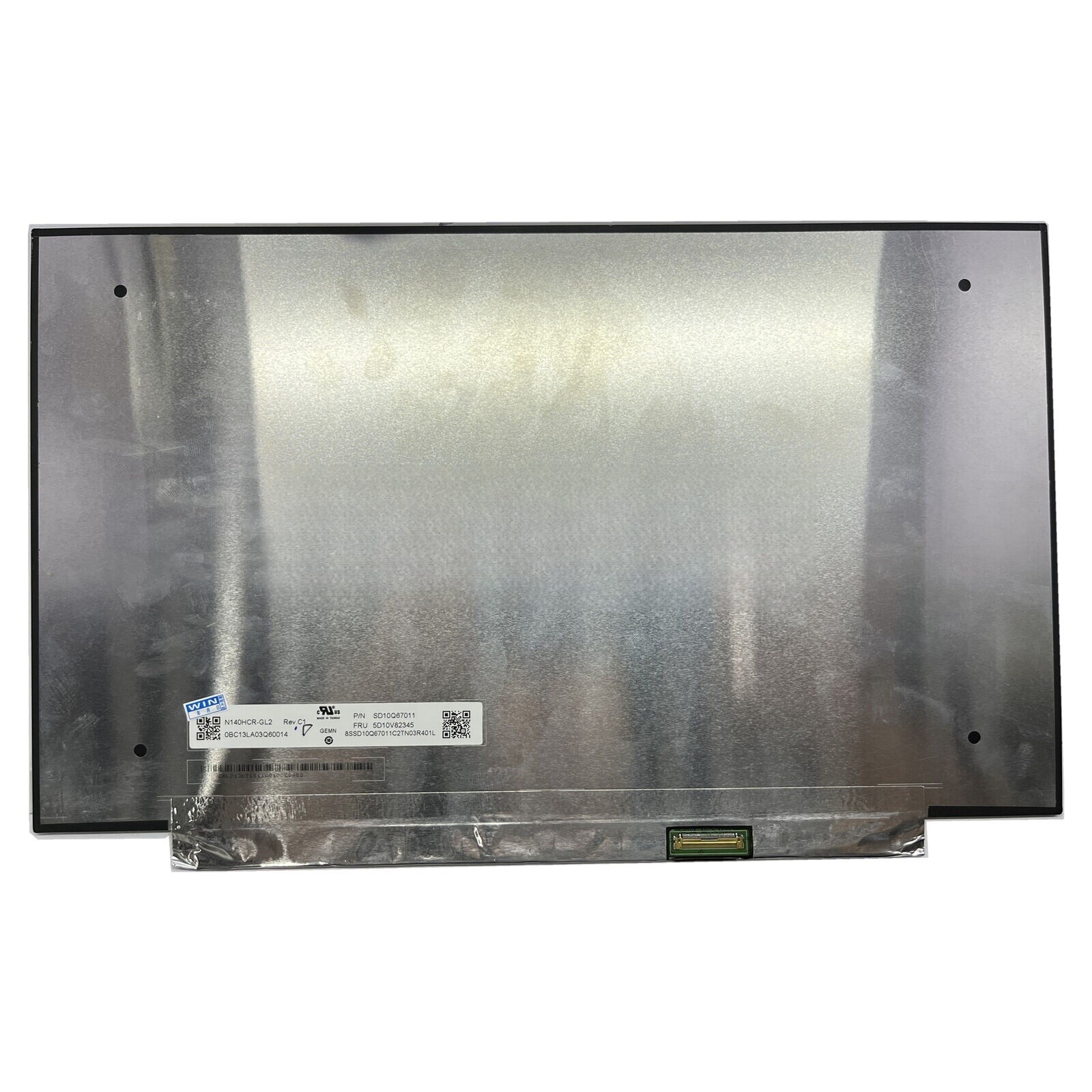 N140HCR-GL2 Rev C1 1920×1080 FHD 500 cd/m2 Laptop LCD Screen Touch 60Hz 40 Pins