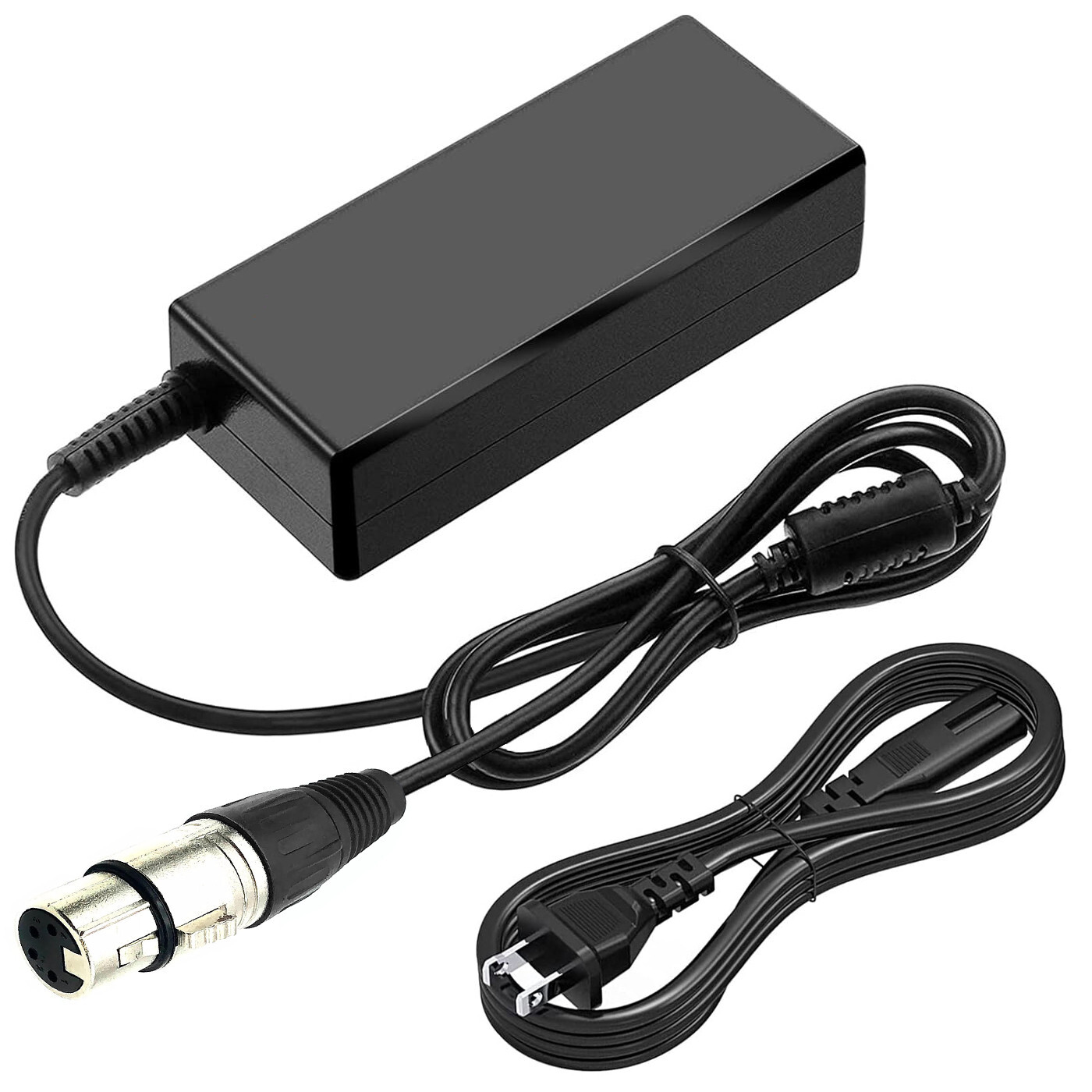 12V 4-Pin XLR Female AC DC Adapter for Panasonic AW-HS50N Compact Live Switcher