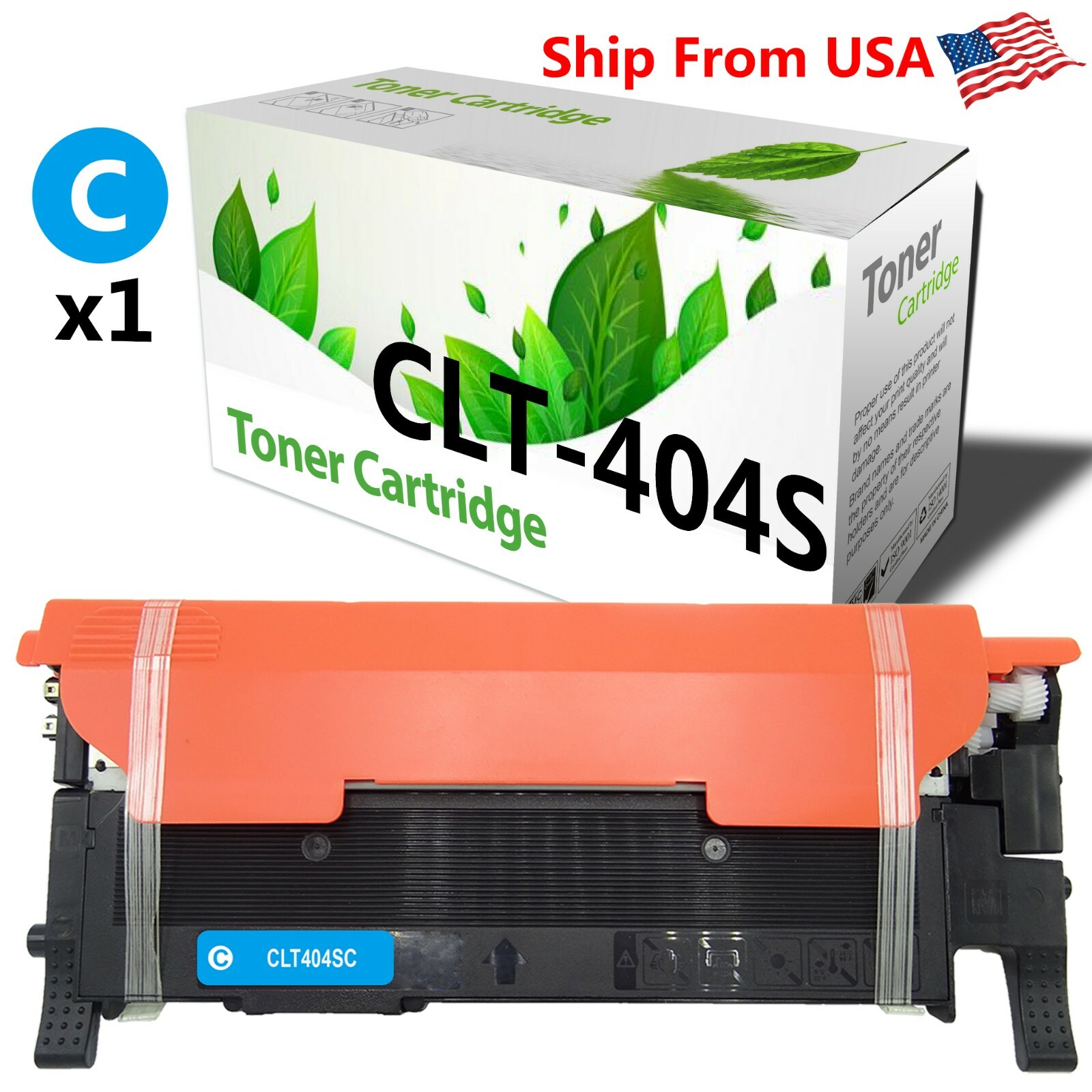 1 PK CLT-404S CLT404S Toner Cartridge for Samsung SL-C430W C432 C432W C483FW