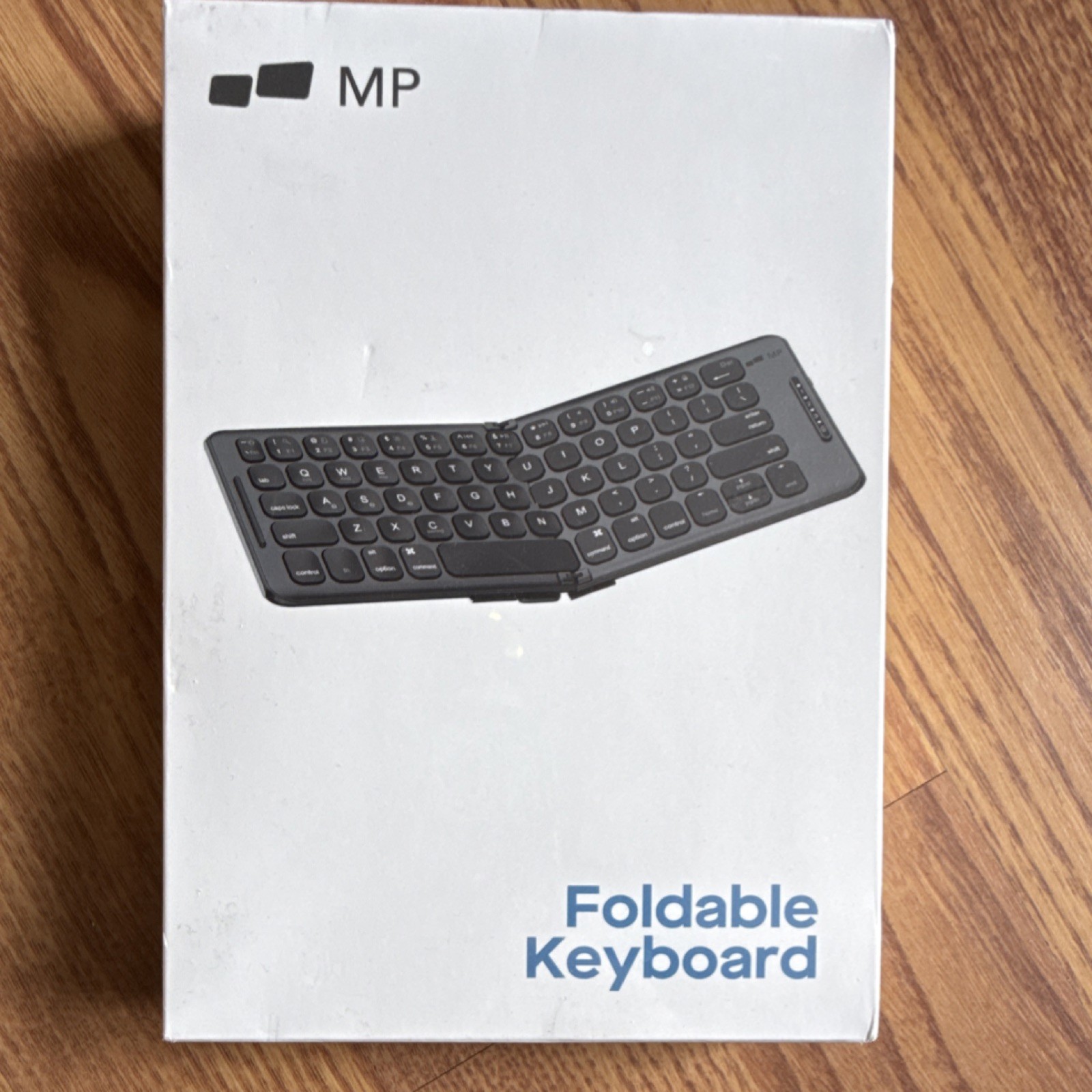 MP Foldable Bluetooth Keyboard Portable Model 109-1001P01 QWERTY Black