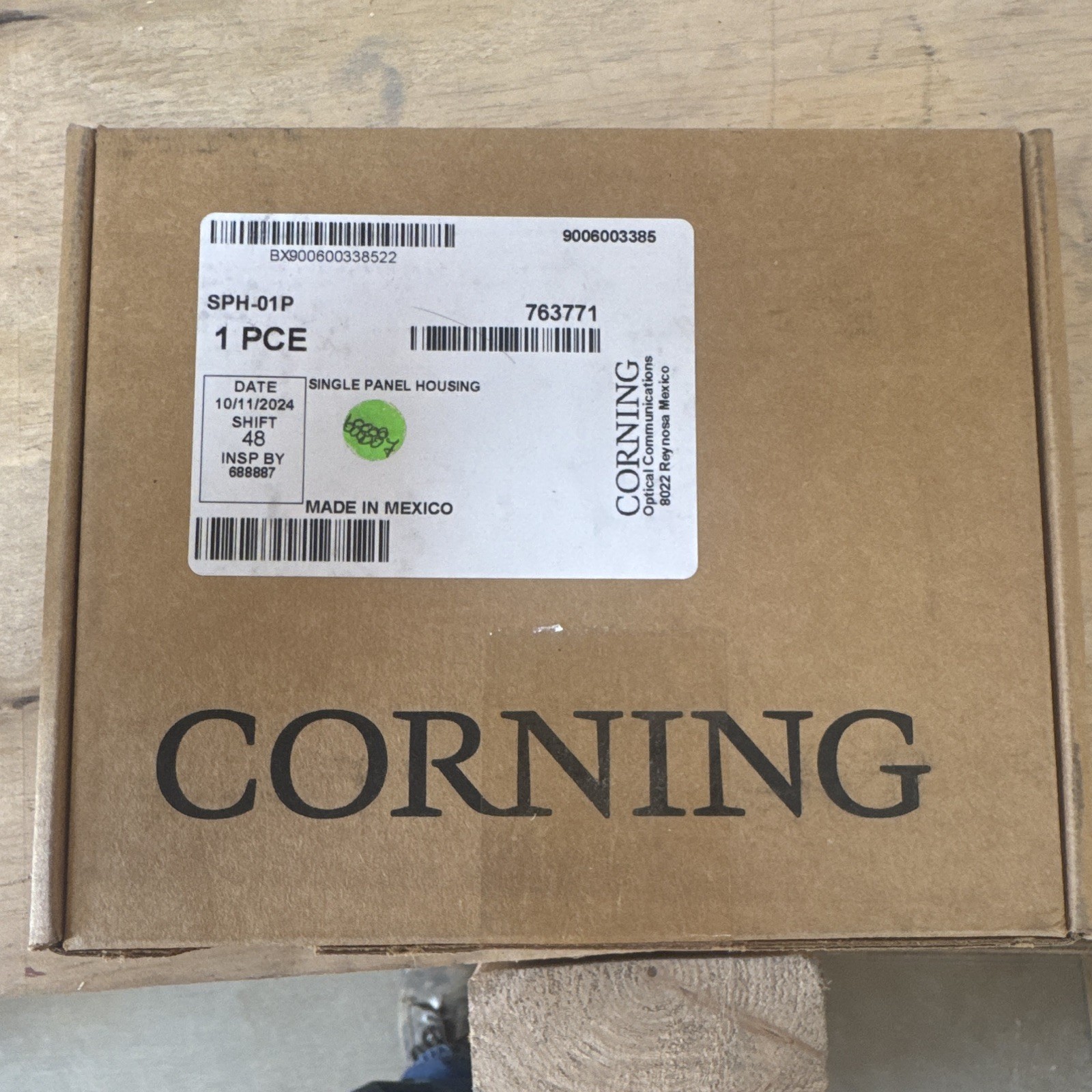 Corning Fiber Optic Patch Panel