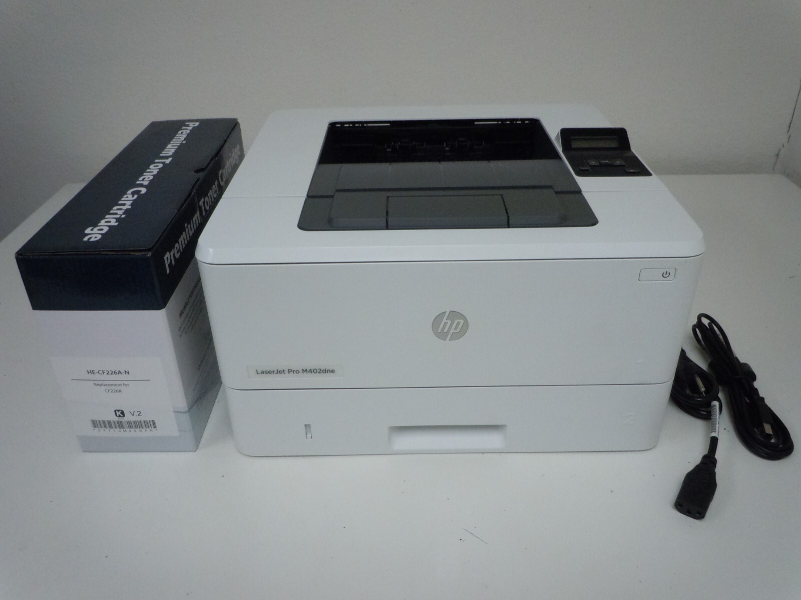 HP LaserJet M402dne Printer & New 26A Toner *Duplex *USB *Network (M402dn) +Warr
