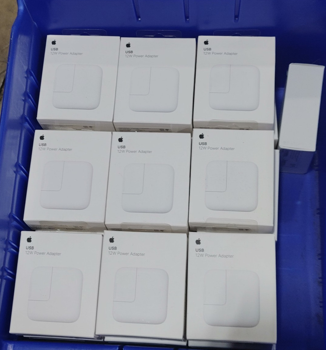 LOT OF 25 -NEW SEALED Apple USB 12W Power Adapter – MD836LL/A – A2167