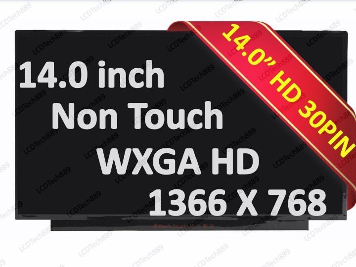 For HP 14-EP2011WM 14-EP2012WM HD LCD Screen 30 pin 14.0” Non-Touch LED Display