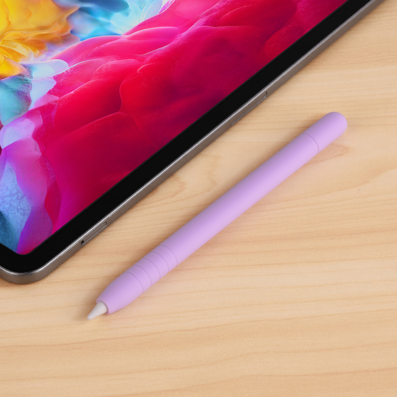 Soft Silicone Rubber Case Stylus Pen Sleeve Cover Fr Apple Pencil 3rd Gen(USB-C)