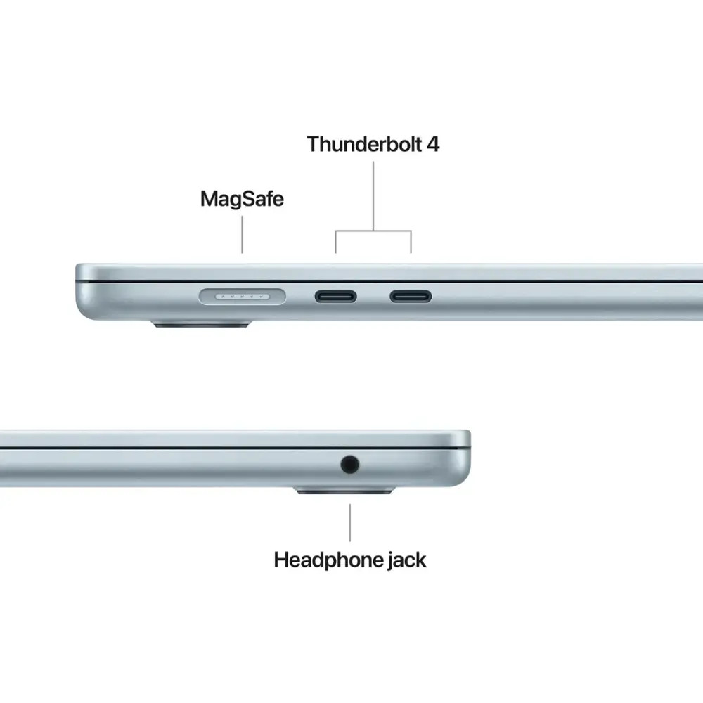 Apple MacBook Air 15″ M4 chip 24GB RAM 512GB SSD Sky Blue MC7D4LL/A 2025 Model
