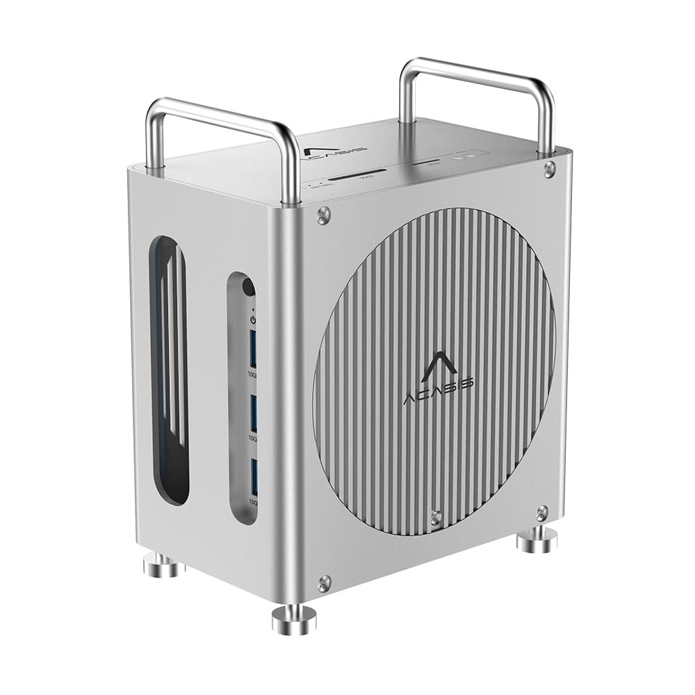 ACASIS 40Gbps Mac mini M4 Dock & Dual-Bay NVMe SSD Enclosure 8-in-1 Workstation