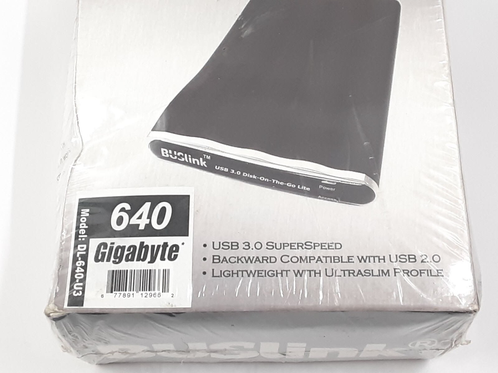 BUSlink Disk-On-The-Go Slim Drive USB 3.0 Superspeed 640GB DL-640-U3