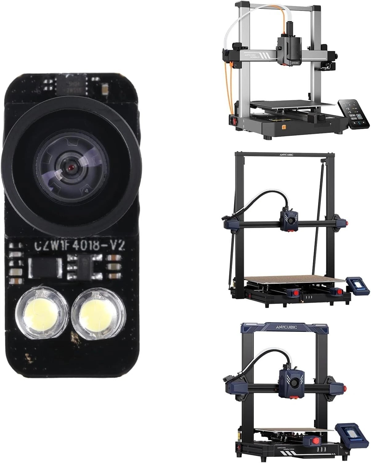 Convenient 3D Printer Monitor: Kobra 3 Camera with Easy Installation & Support