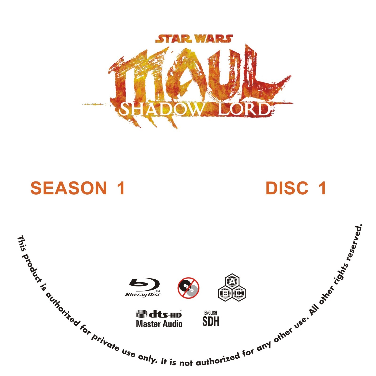 New Sealed Maul :Shadow Lord Season 1: Episodes 1-10 (Blu-ray 2BD) All Region