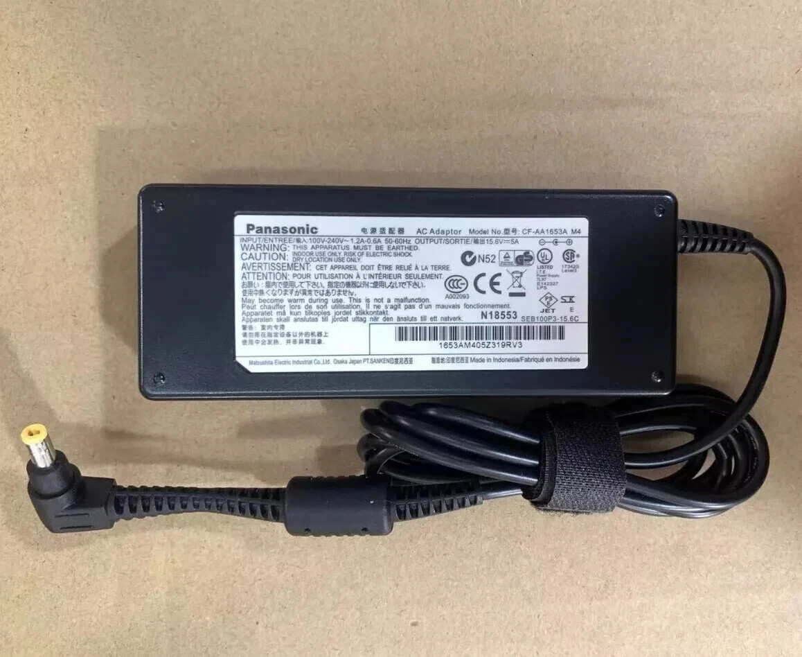 Genuine 78W Charger For Panasonic ToughBook CF-54 CF-31 CF-53 CF-19 5.5*2.5mm