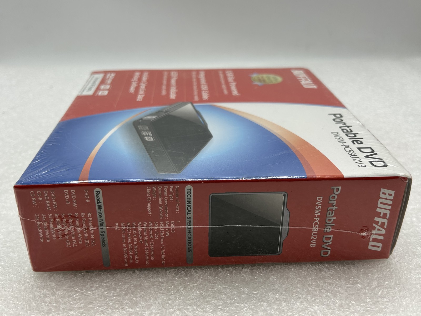 SEALED – Brand New Buffalo Portable DVD Recorder DVSM-PC58U2VB FREE S/H